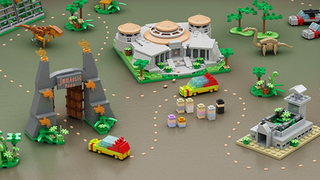 Microscale LEGO <i>Jurassic Park </i>Has All The Highlights